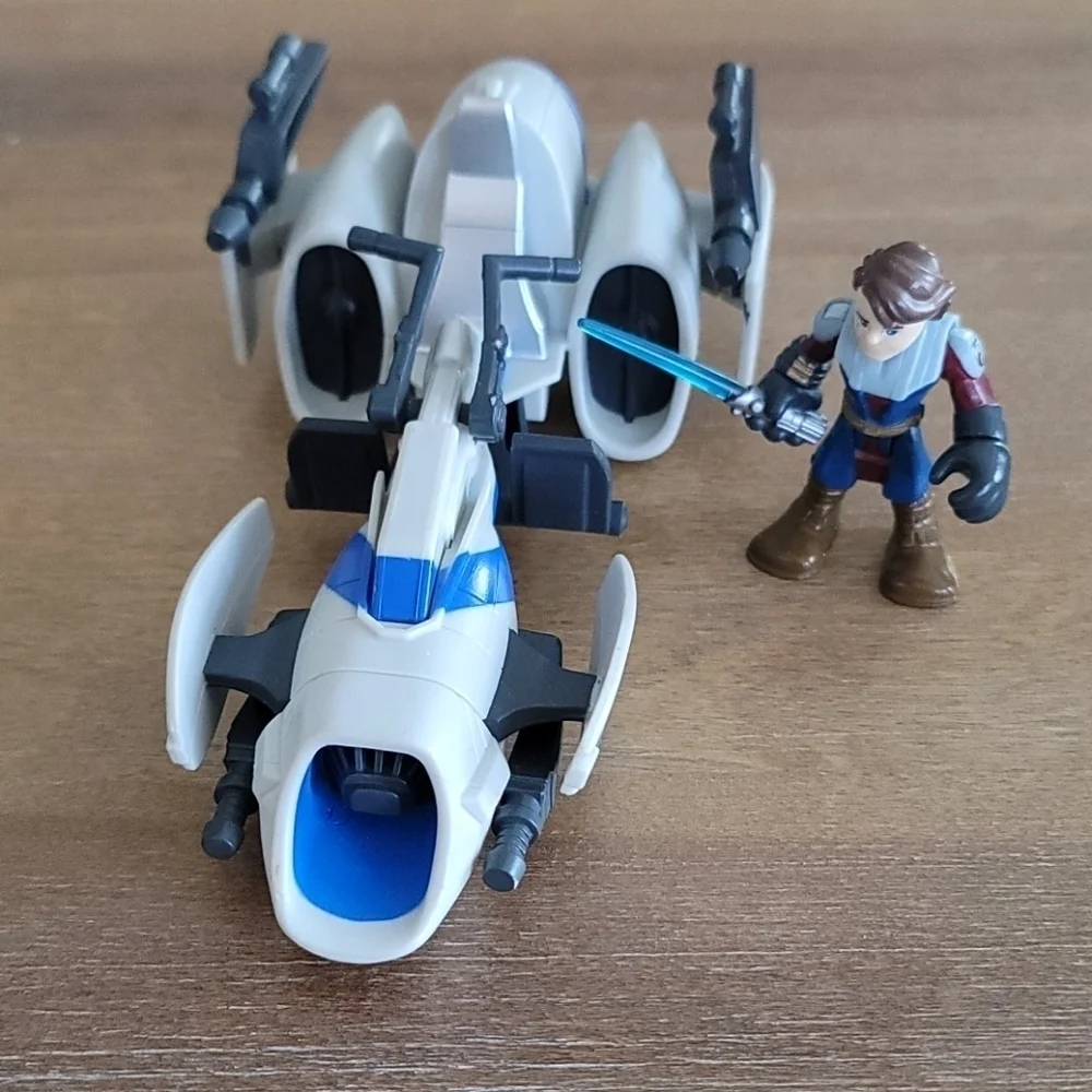 Star Wars Playskool Heroes BARC Speeder Bike & Anakin Skywalker Figure